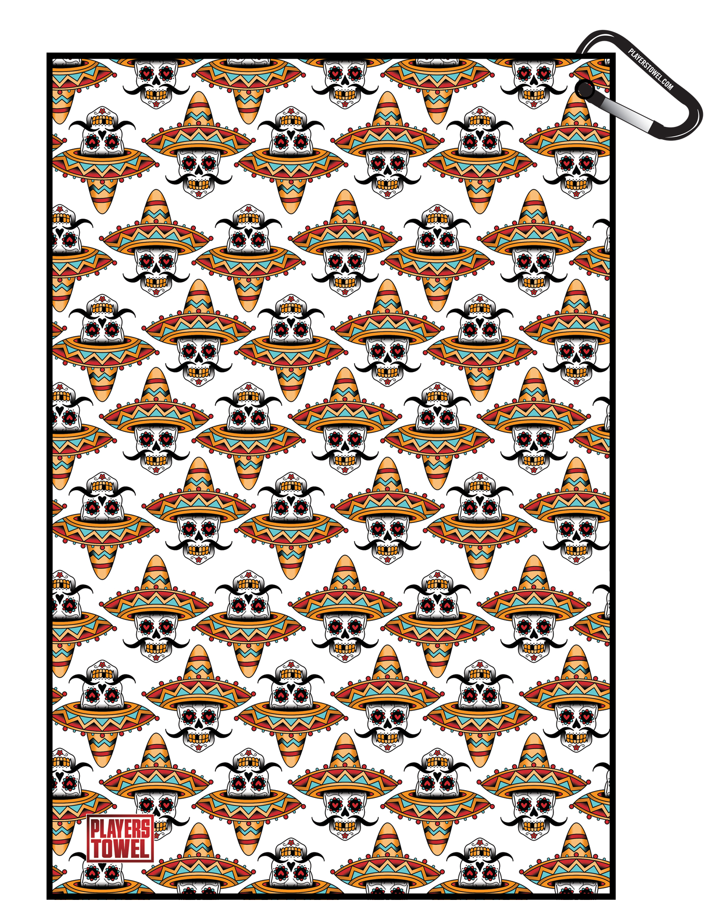 Sugar Skull Sombrero Cinco De Mayo Special Golf Towel